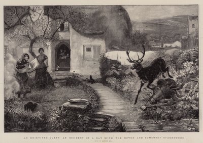 Nieproszony gość, incydent dnia z Devon i Somerset Staghounds autorstwa Robert Walker Macbeth
